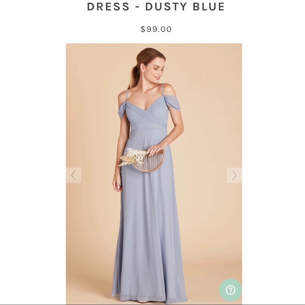 Birdy Grey spence convertible bridesmaid dress in dusty blue